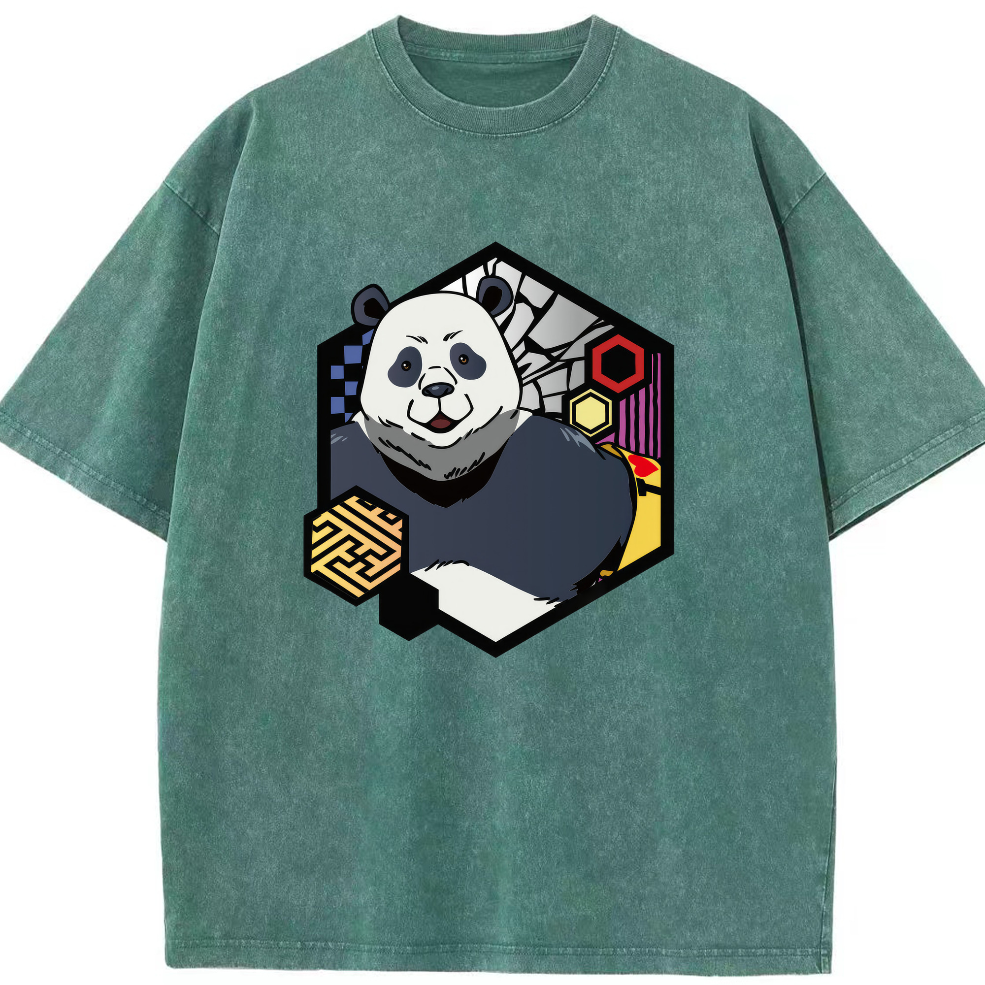 （画像用） 呪術廻戦 Jujutsu Kaisen 綿100% ヴィンテージ風 半袖Tシャツ（フロントプリント）